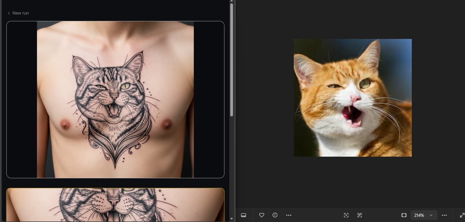 Photo to tattoo